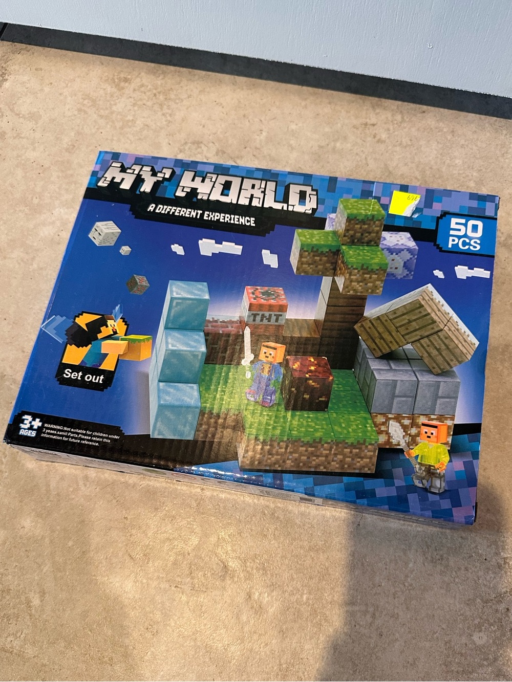 Minecraft 50-Piece Kids Building Block Playset